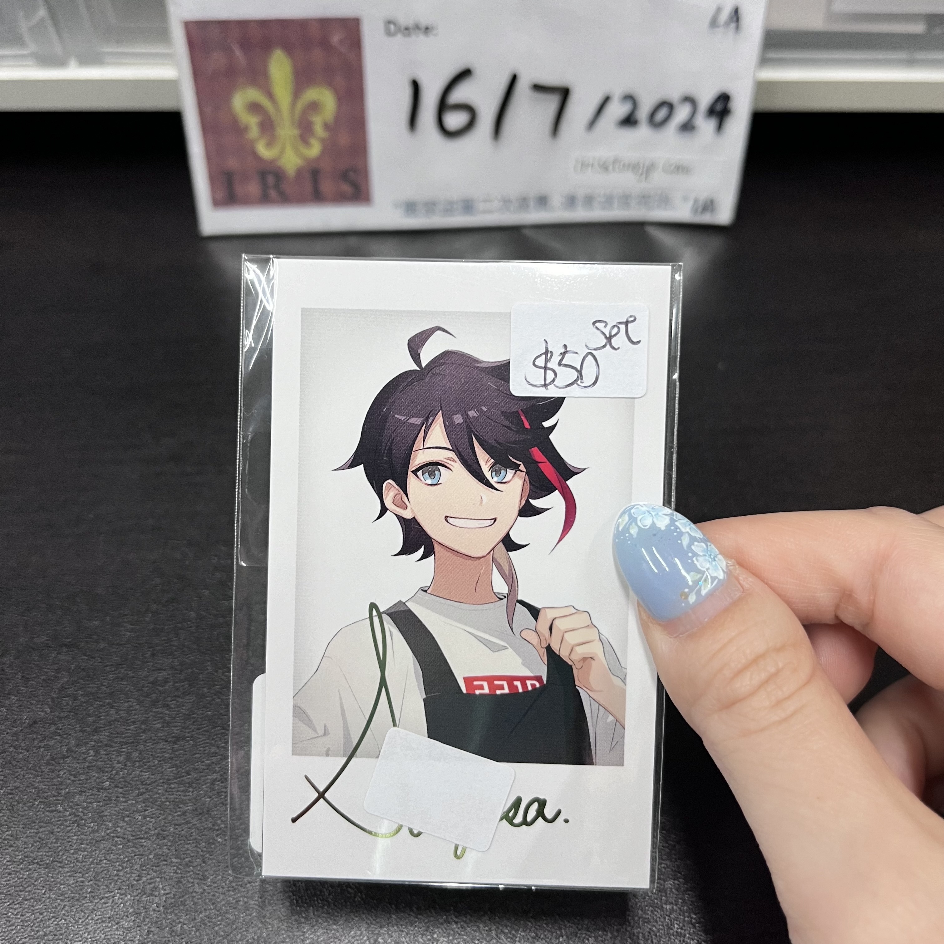 彩虹社 三枝明那 拍立得 SET