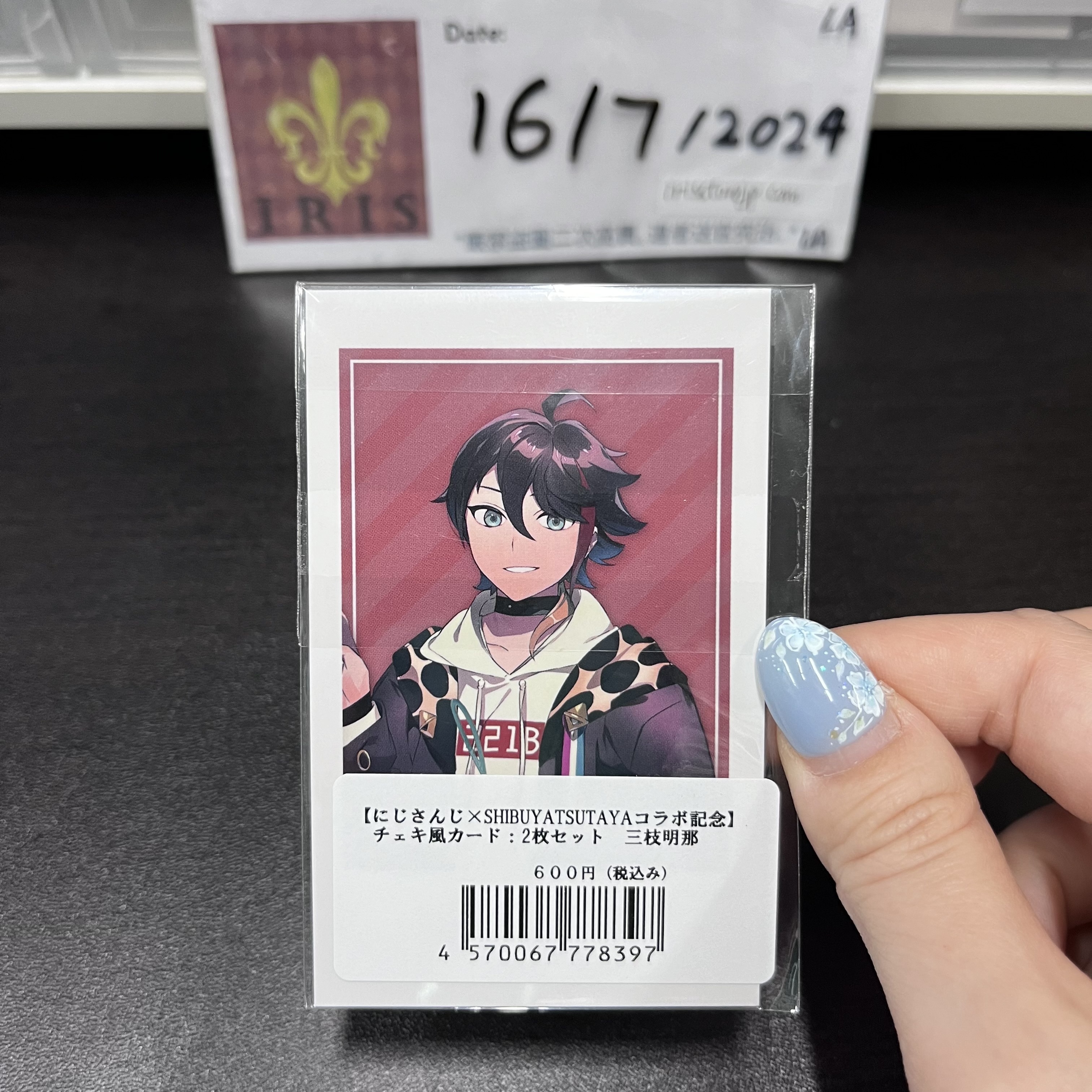 彩虹社 三枝明那 拍立得 SET