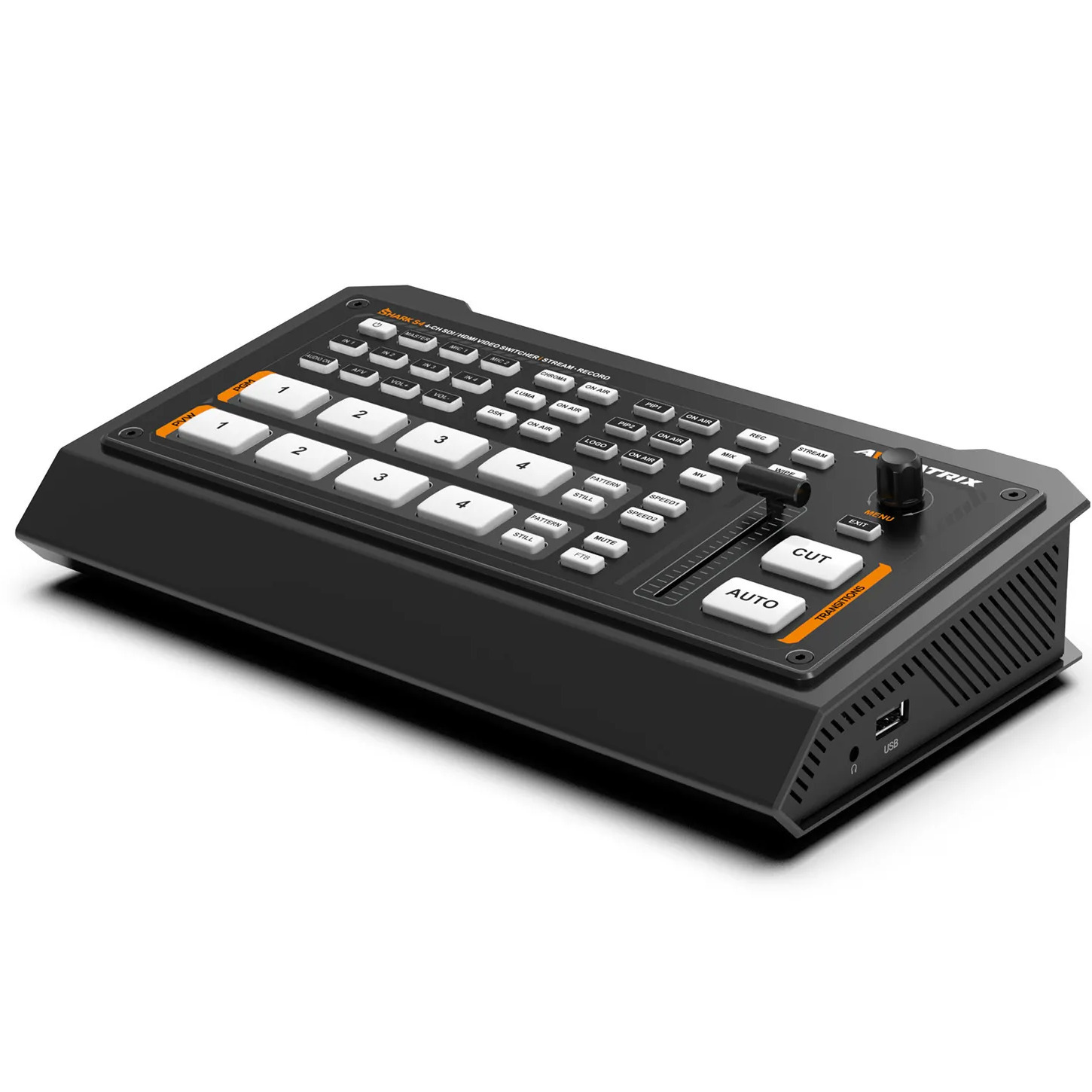 AVMATRIX Shark S4 4CH HDMI 輸入多格式視訊切換器