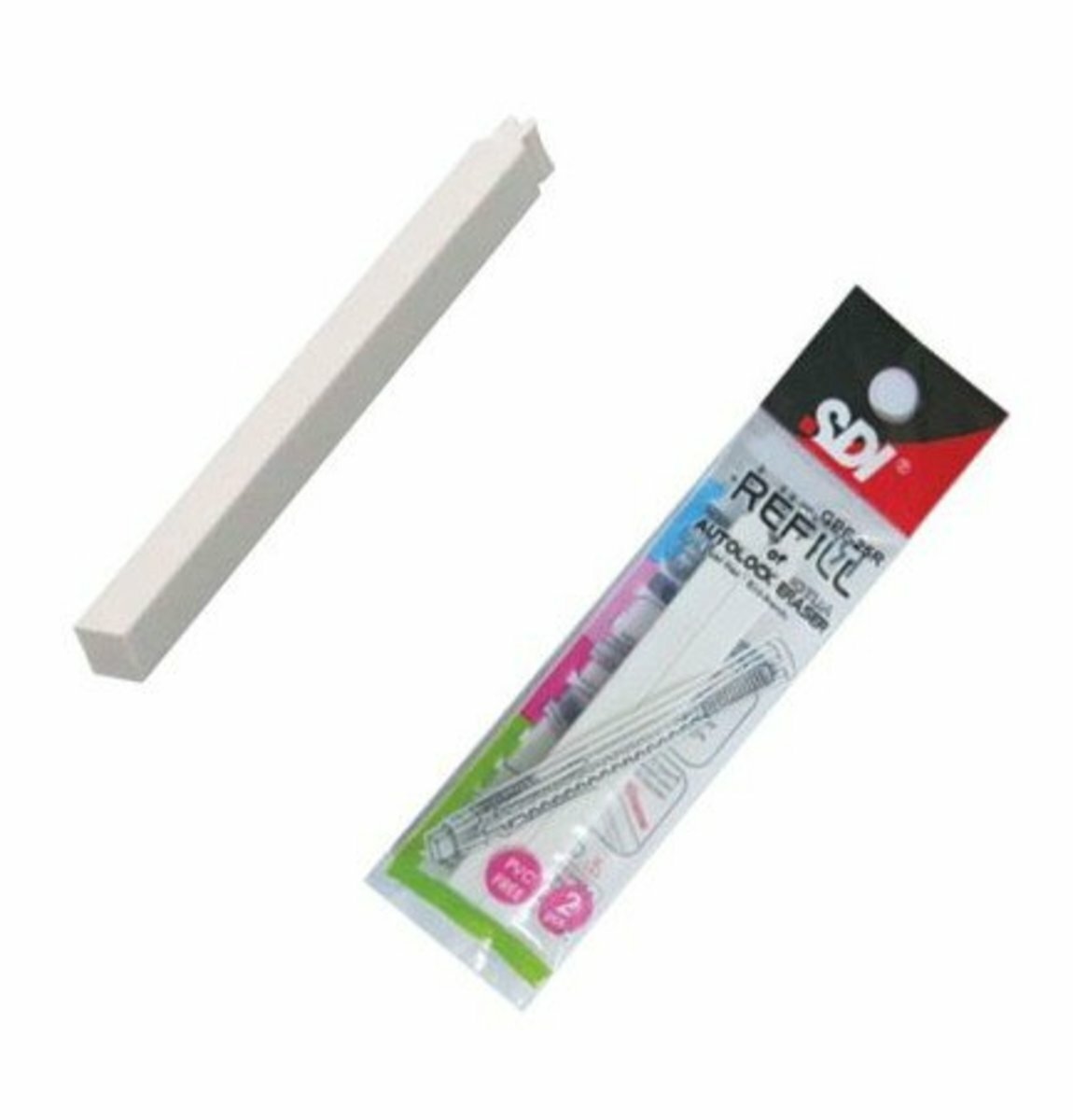 SDI - GPE-25R│超好推自動鎖定擦膠筆替芯(4支) - 2包