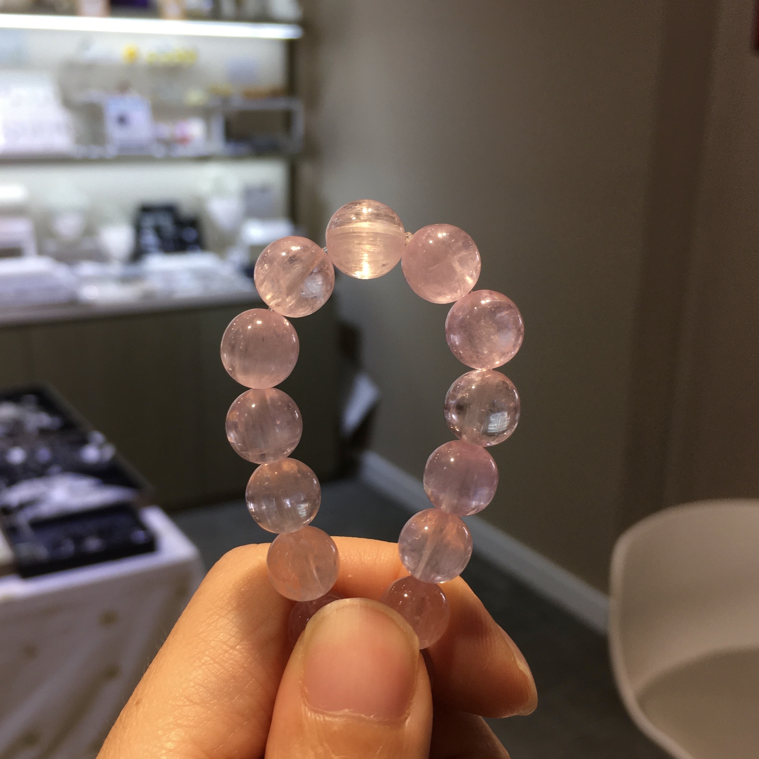 冰種紫鋰輝手串 57012 9mm