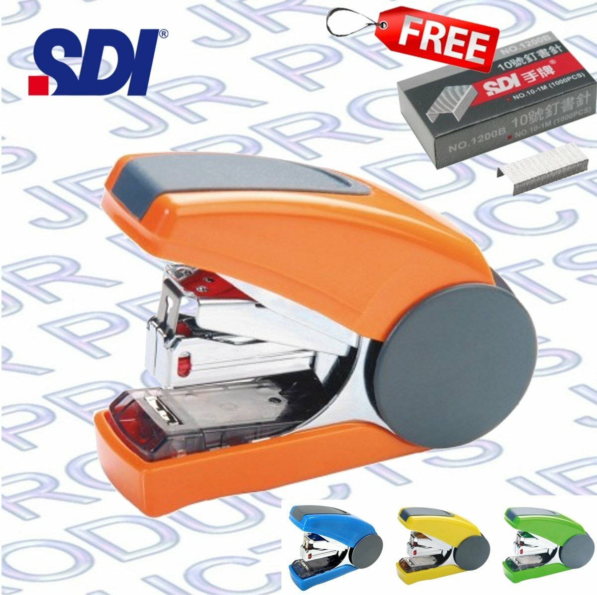 SDI - 1113C-X │一指勁釘裝版10號省力平針釘書機 (附送10號釘書針1盒)