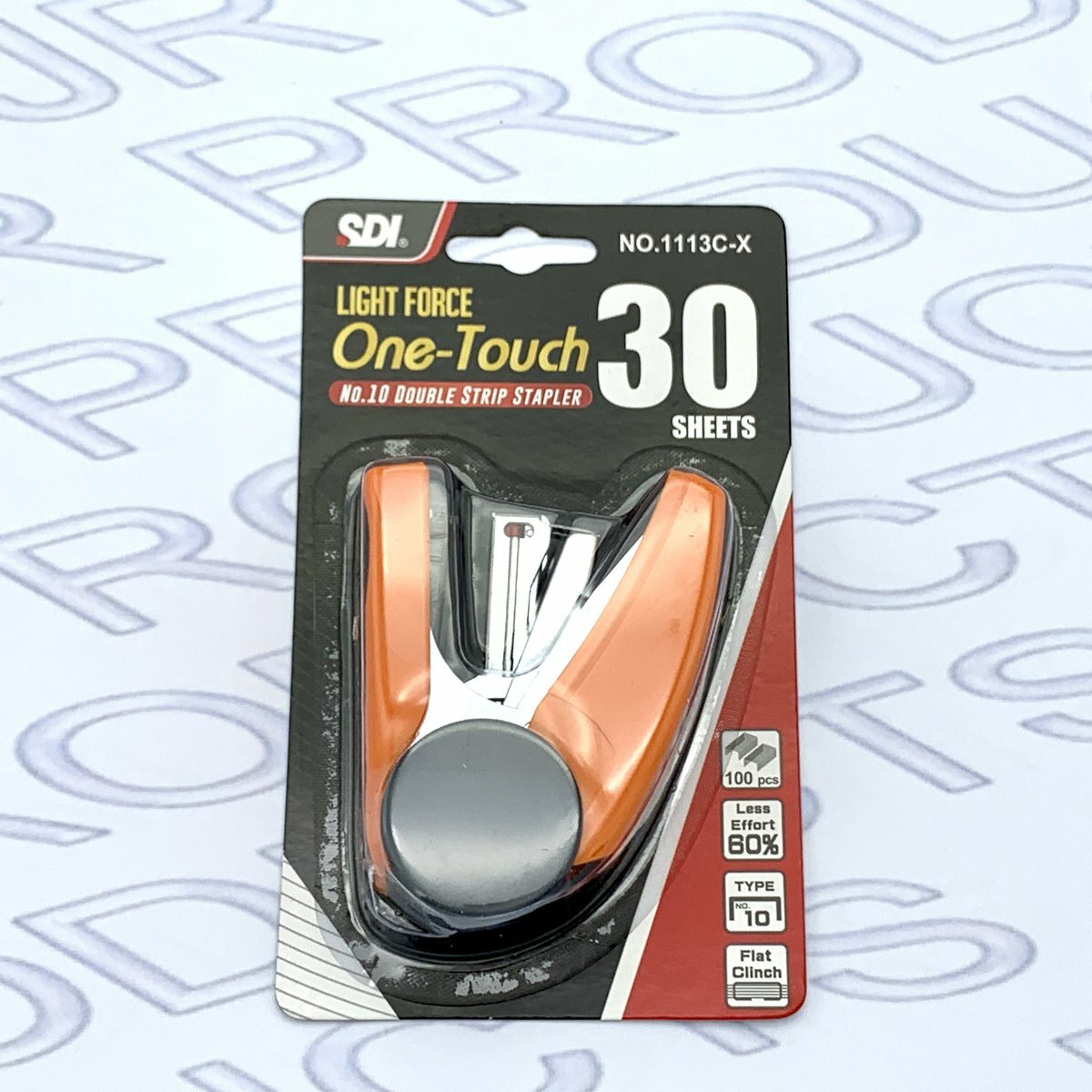 SDI - 1113C-X │一指勁釘裝版10號省力平針釘書機 (附送10號釘書針1盒)