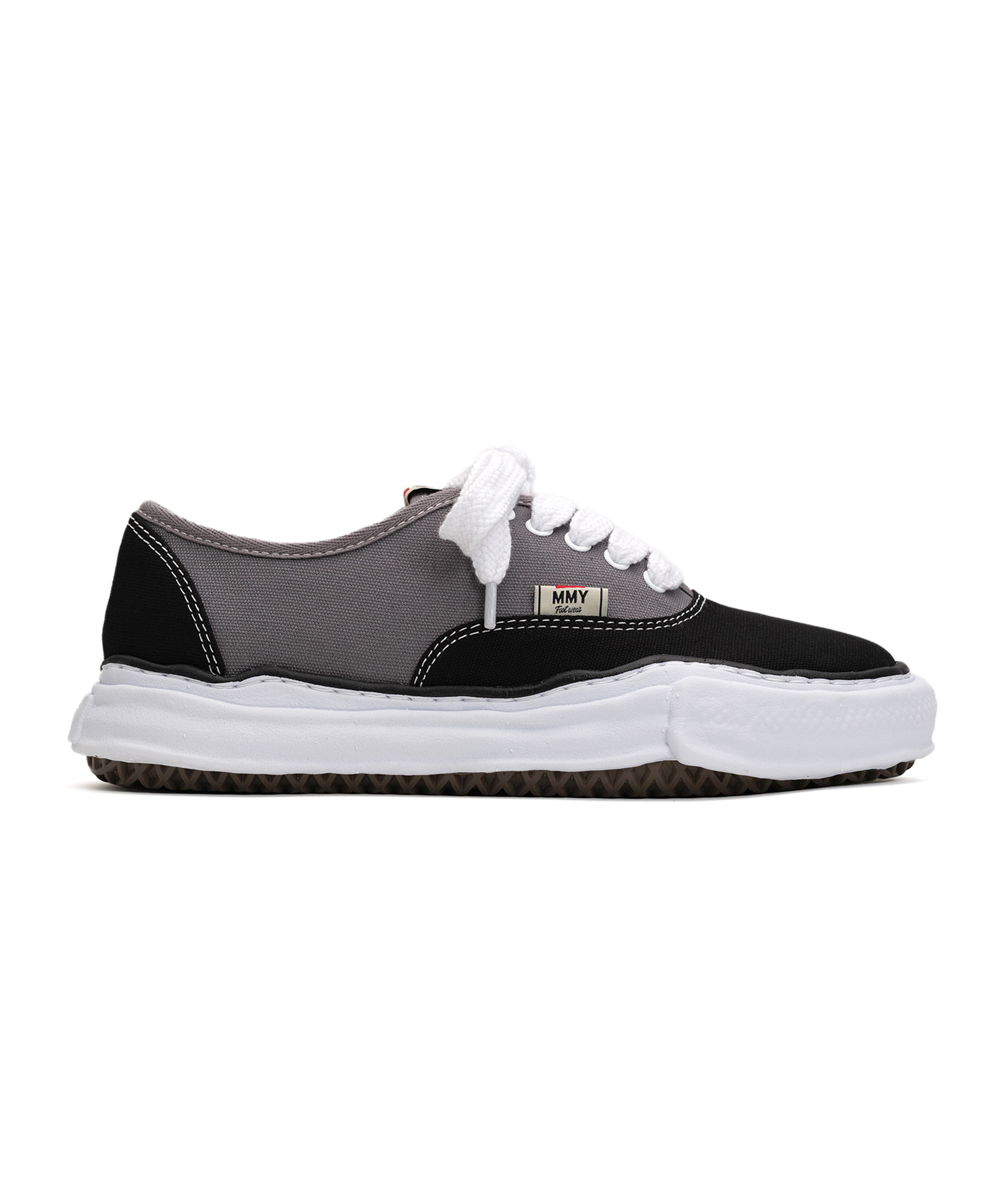 [現貨] MIHARA YASUHIRO BAKER OG Canvas Low Sneaker Black Grey | A13FW738
