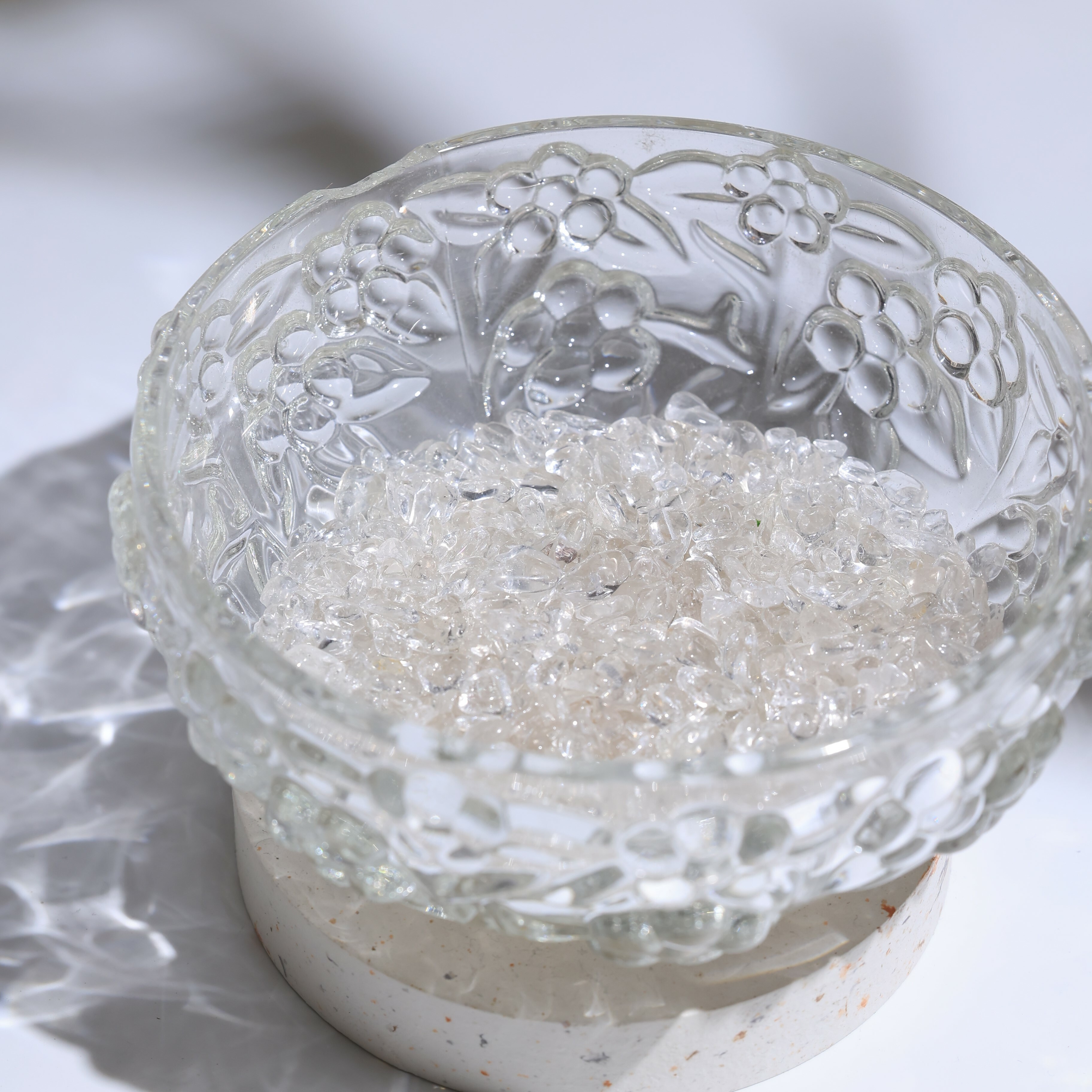白水晶碎石 Clear quartz