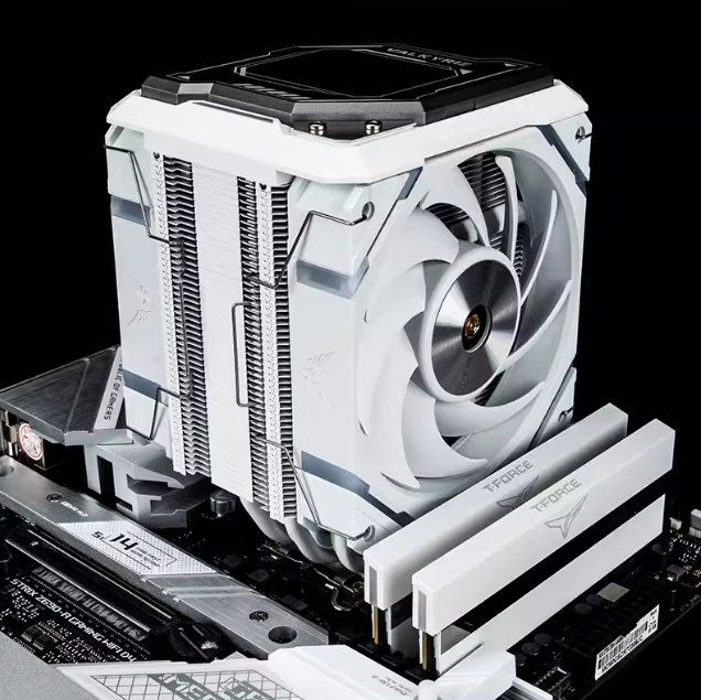 瓦爾基里R125 VK CPU風冷散熱器焊接7熱管純銅底2.4吋IPS液晶屏