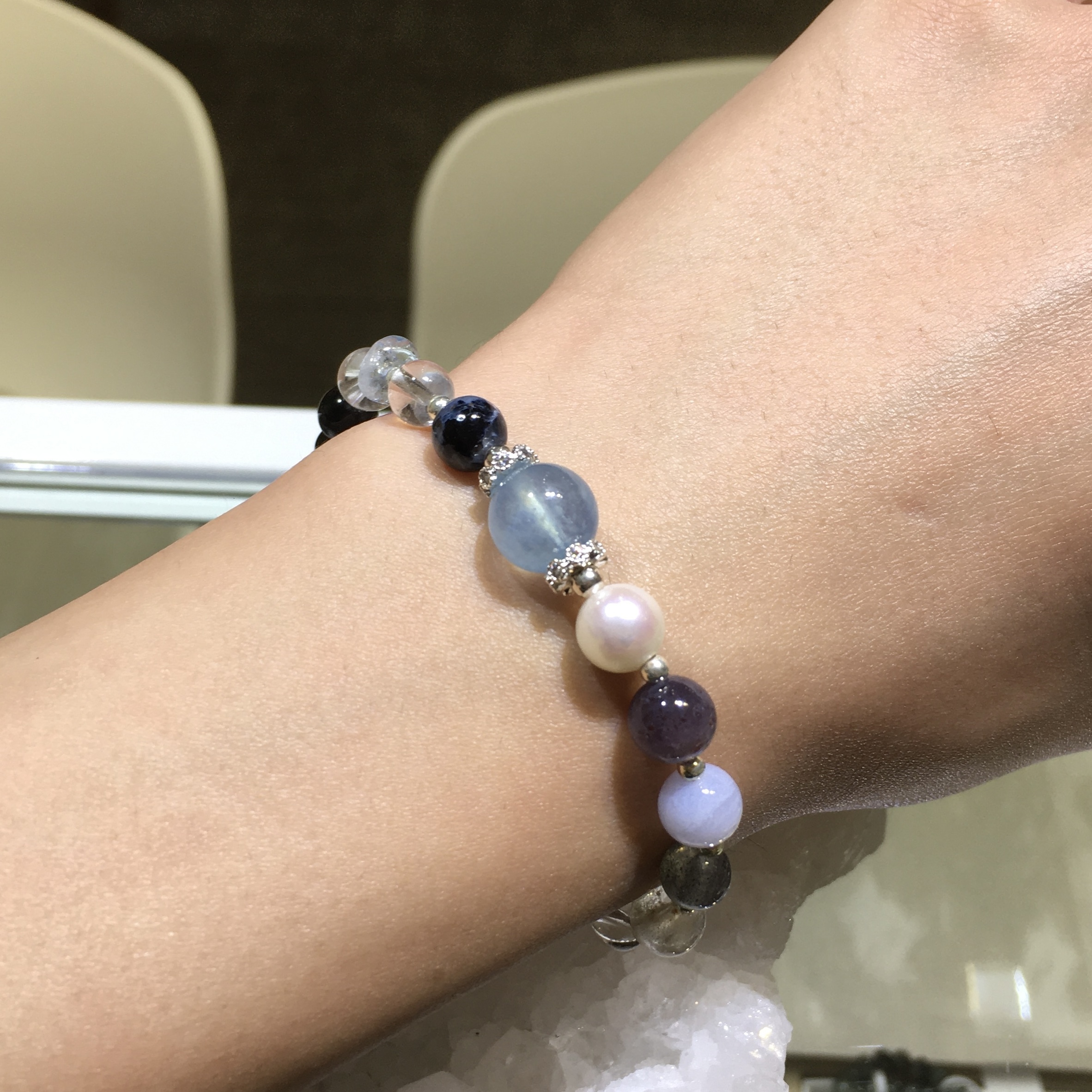 平靜減壓水晶手鏈