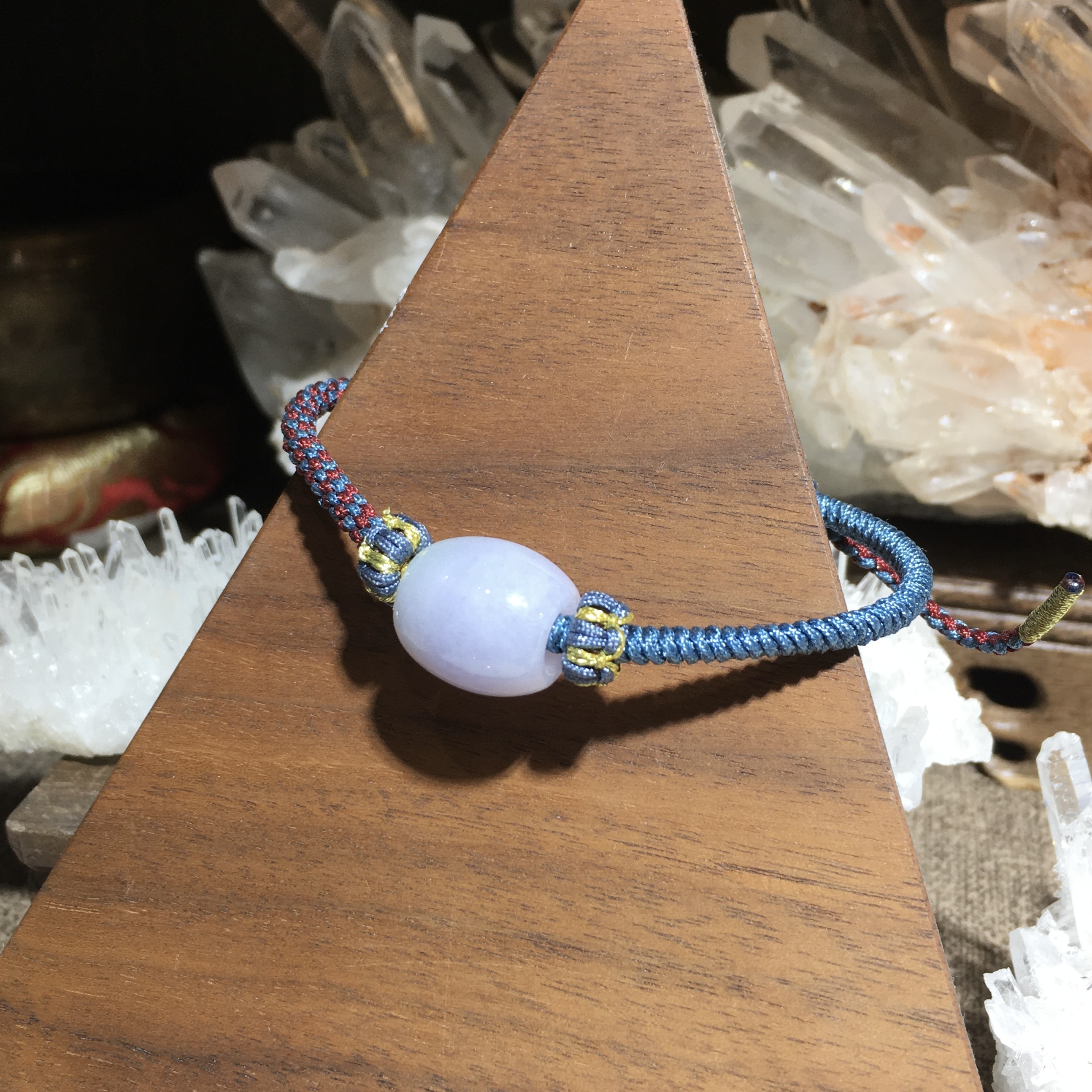 翡翠路路通編織手繩 001