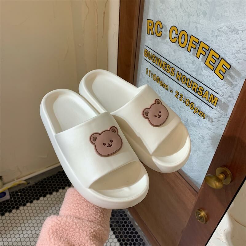 《4500》情侶日系小熊室內拖