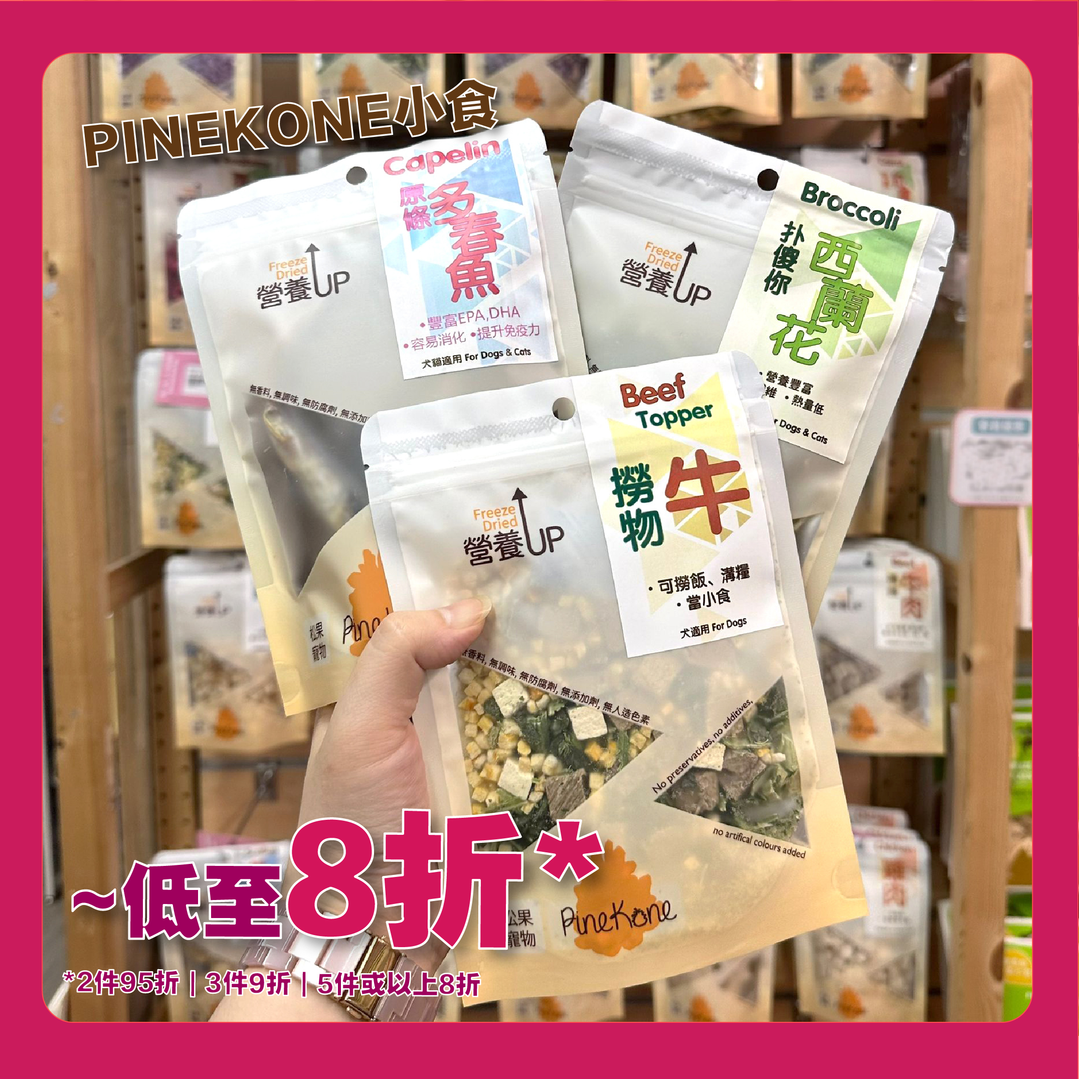 Pinekone多件優惠