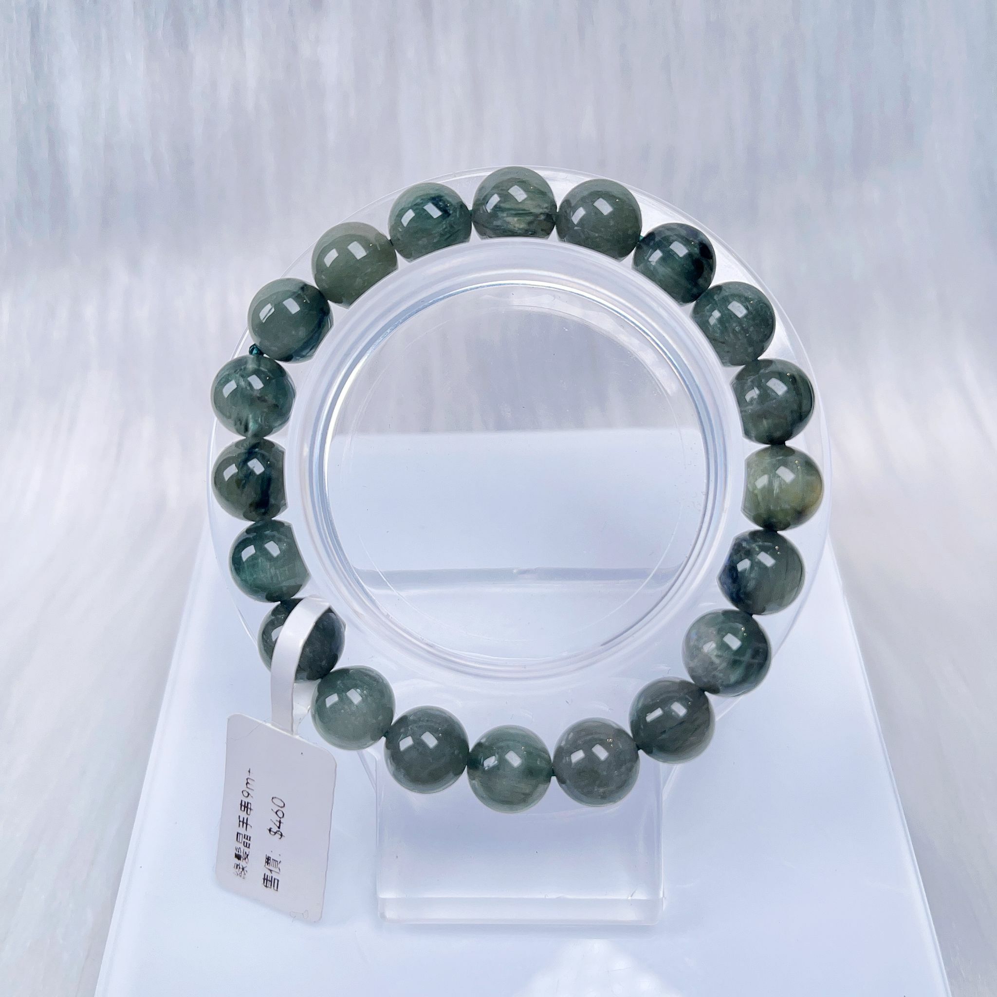 綠髮晶手串9m+ CH618