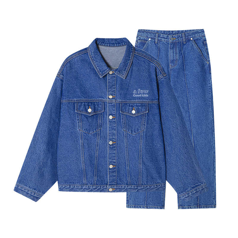 AFGK 天使刺繡牛仔外套/牛仔褲  A FEW GOOD KIDS