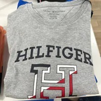 [S] TOMMY HILFIGER GRAPHIC T-SHIRT [FINAL SALE],HEATHER GREY, 78JA964-030 (STH772)