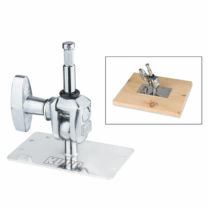 公司貨 台灣庭田 KUPO KCP-340 16mm萬向公頭固定板 360度旋轉 木板 牆面 攝影 燈光