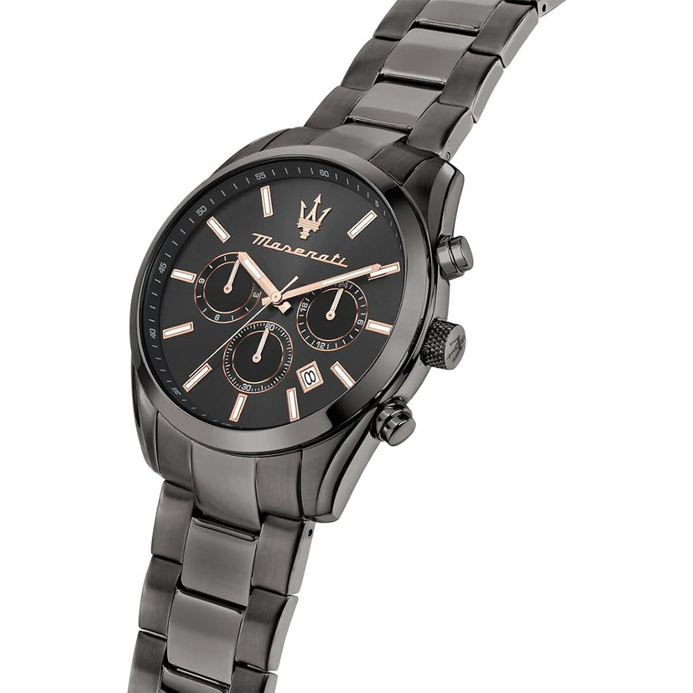 【MASERATI 瑪莎拉蒂】R8853151001 Attrazione 沉穩氣質 日期顯示 不鏽鋼 腕錶