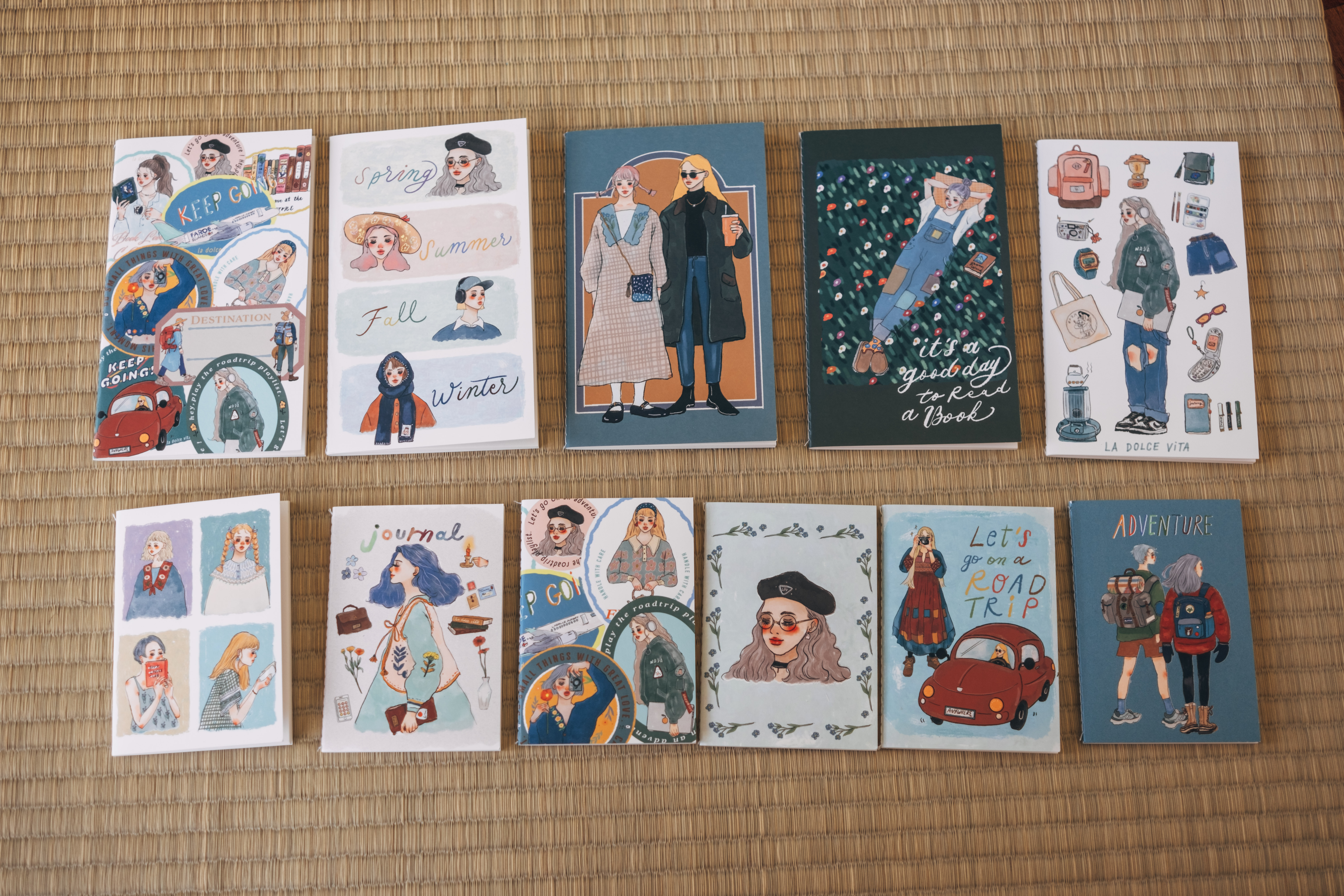 愛治限定 甜蜜筆記本優惠大全套 贈送束口袋｜甜蜜生活