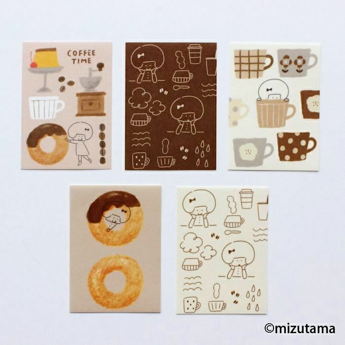 [Limited] Furukawashiko x Mizutama Sticker Pack－Relax (Japanese Stationery Brand)