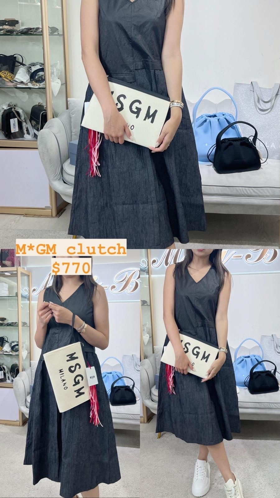 MSGM 黑字手包  -T