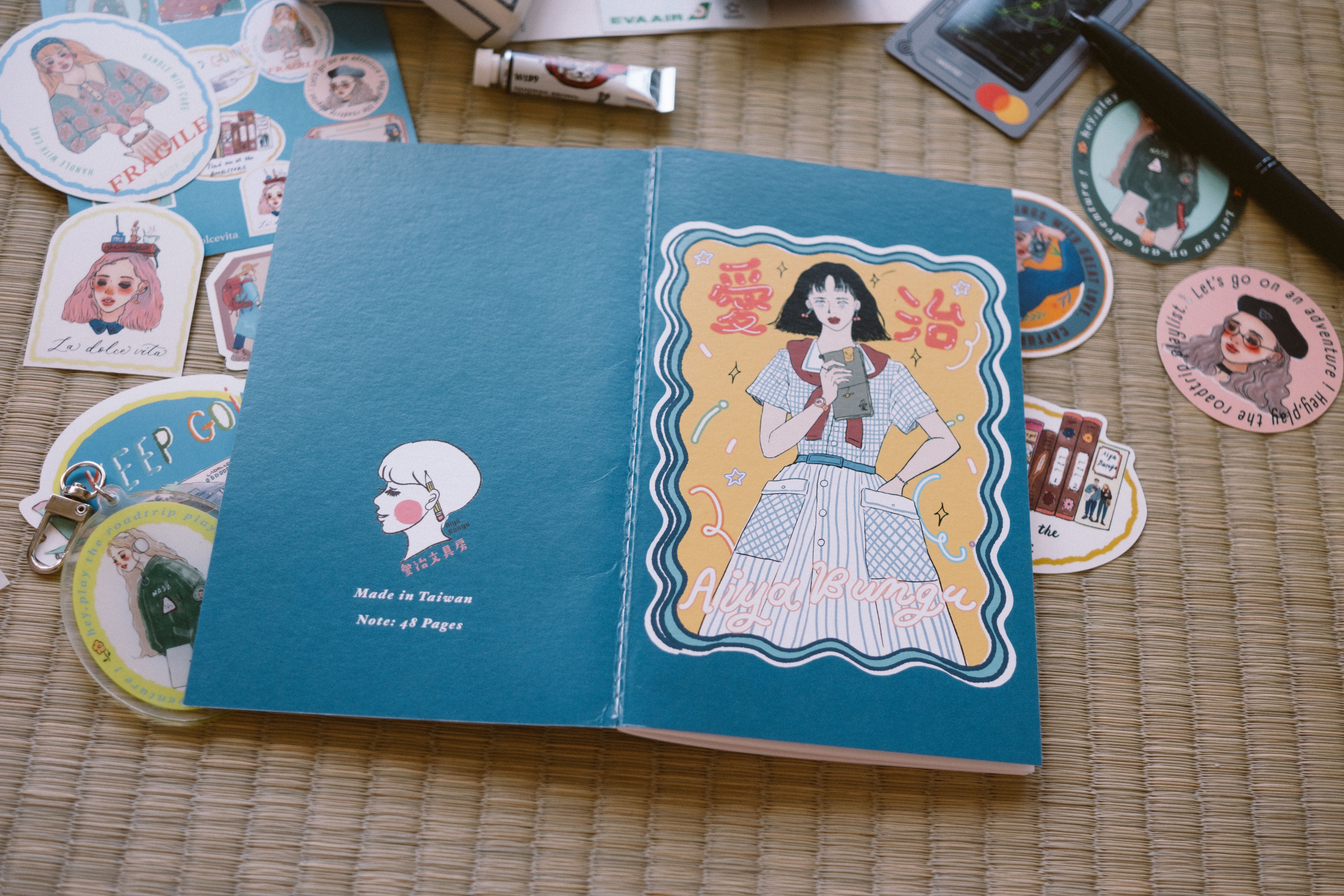 愛治文具房x甜蜜生活 愛子女孩 筆記本  5.0｜甜蜜生活