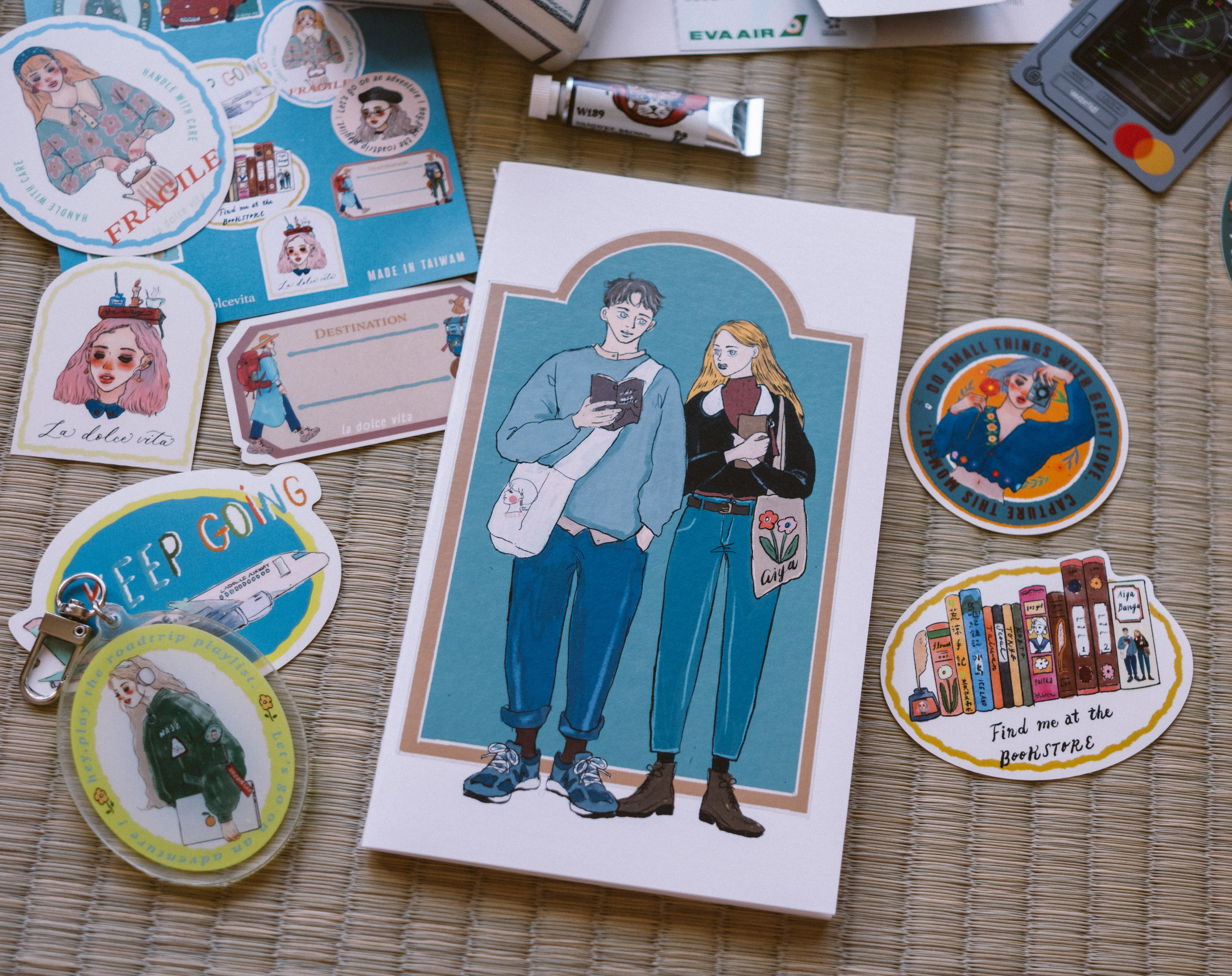 愛治文具房x甜蜜生活 旅人筆記之友 筆記本｜甜蜜生活