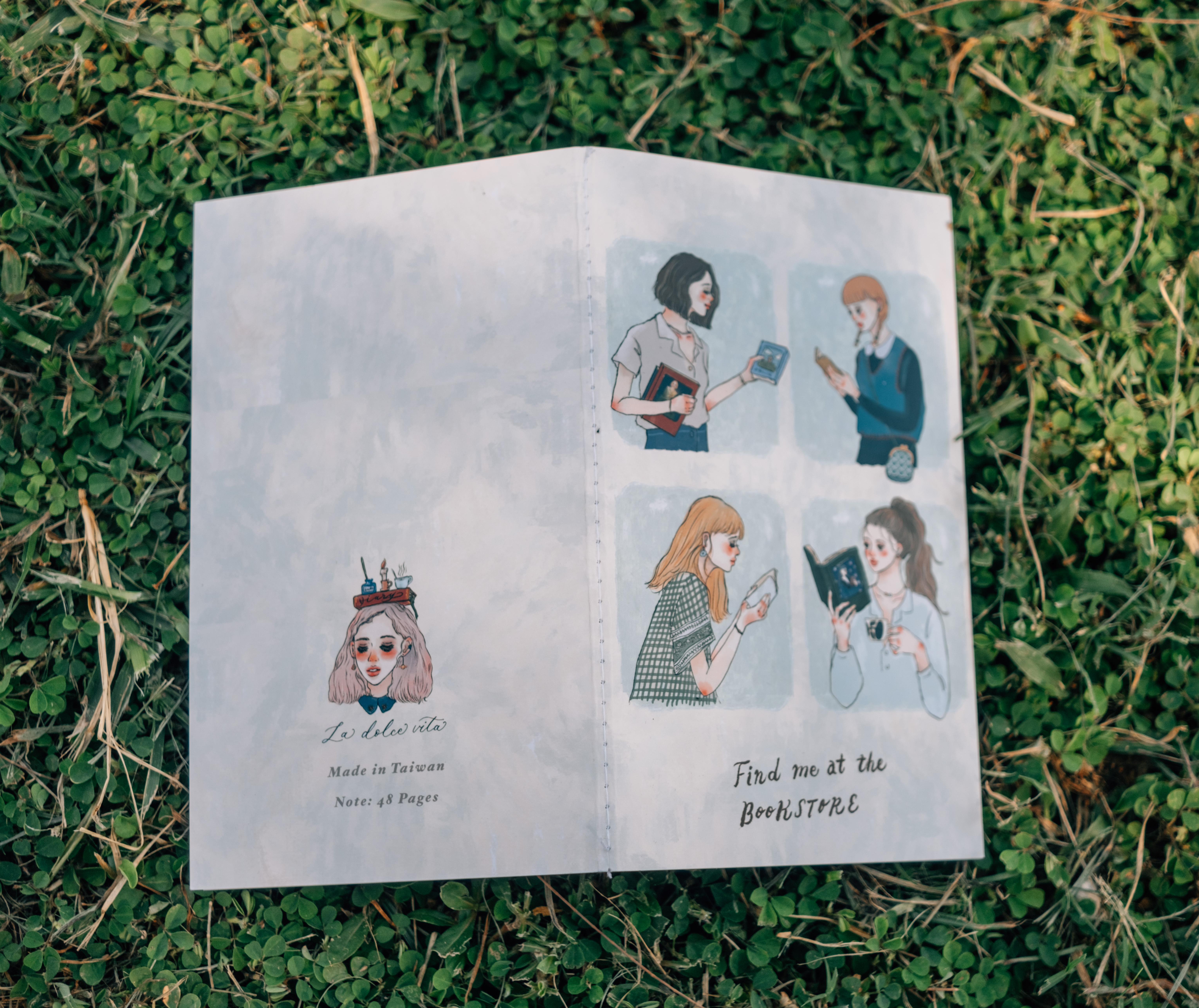 書店裡的人 Life in a bookstore 筆記本｜甜蜜生活