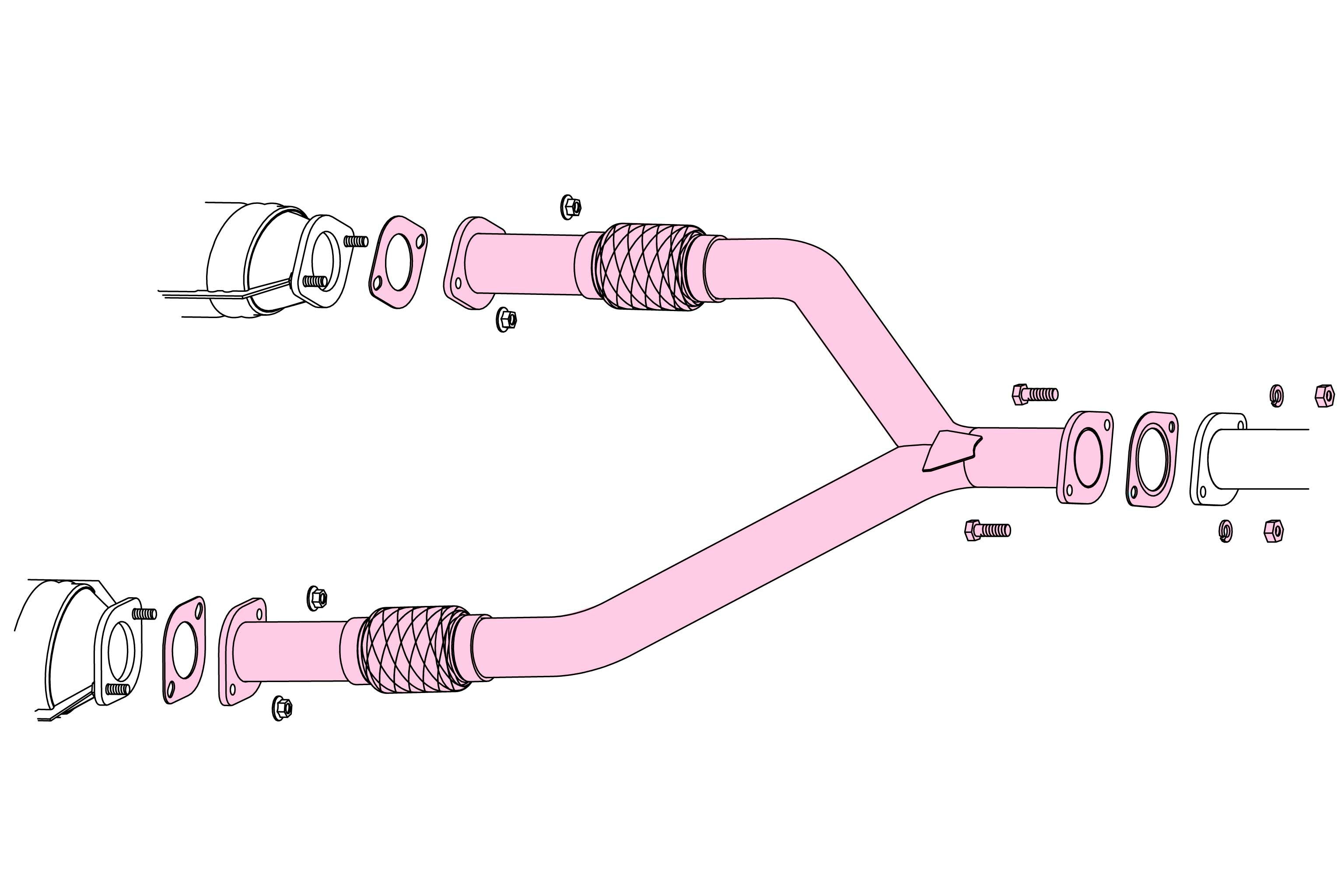 FUJITSUBO FRONT PIPE 前段 NISSAN 370Z