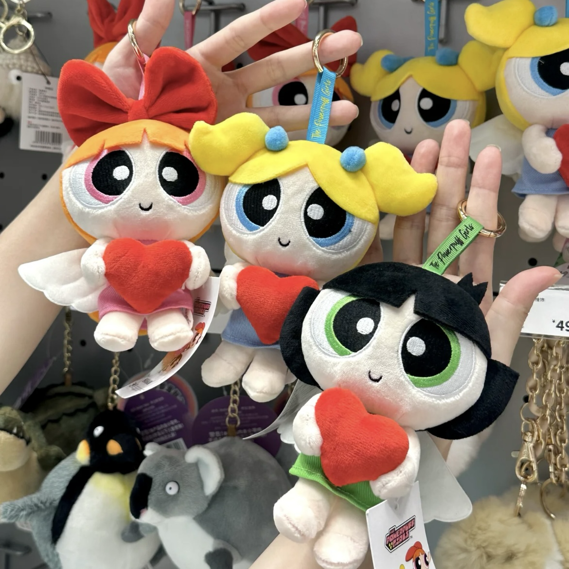 飛天小女警 正版授權 吊飾 雨衣 天使 娃娃 玩偶 共6款