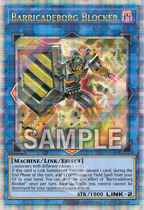 ES01-AE049 Barricadeborg Blocker(警衛路障 博格)