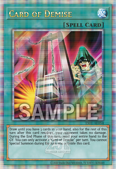 ES01-AE054 (SR/UTR)Card of Demise(削命的寶牌)