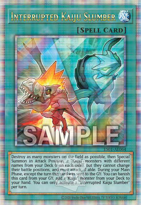 ES01-AE064 (UR/UTR)Interrupted Kaiju Slumber(被妨礙的壞獸安眠)