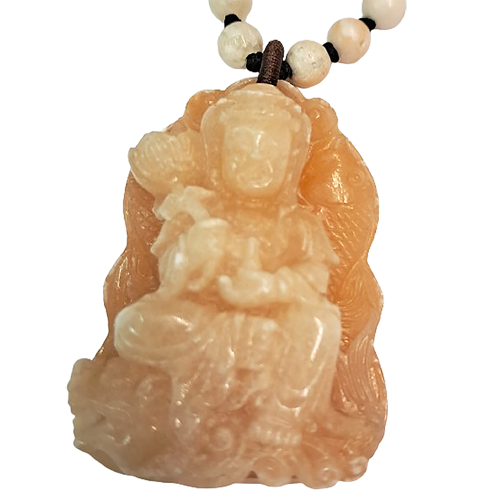 蓮花自在觀音高級龍宮舍利項鍊D【十方】132501