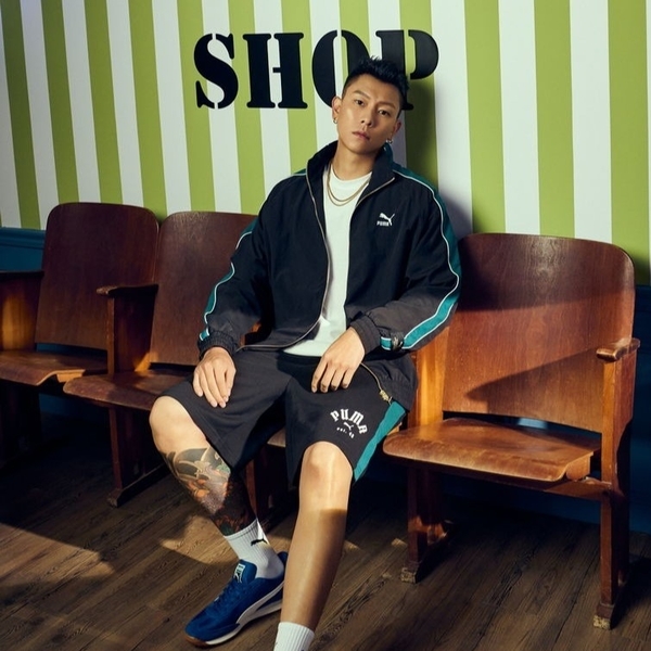 PUMA 短褲 流行系列 PLAY.PARIS. 黑綠 7吋短褲 男 62845701