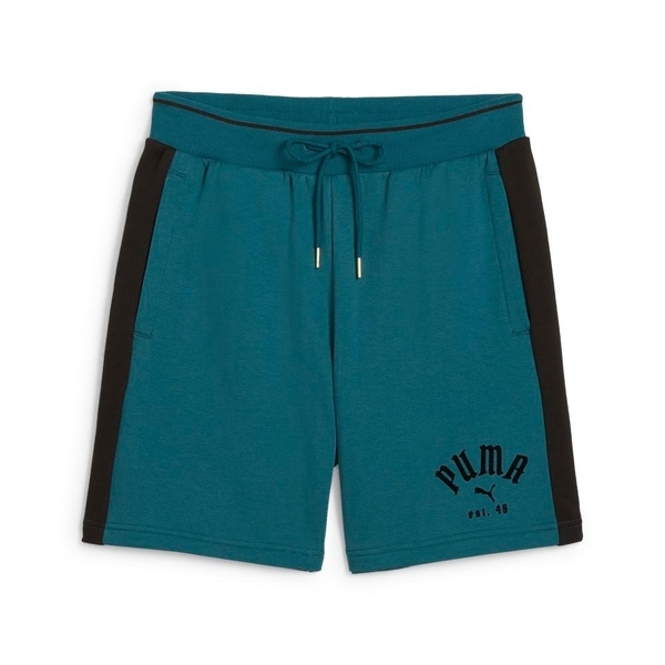 PUMA 短褲 流行系列 PLAY.PARIS. 綠黑 7吋短褲 男 62845722
