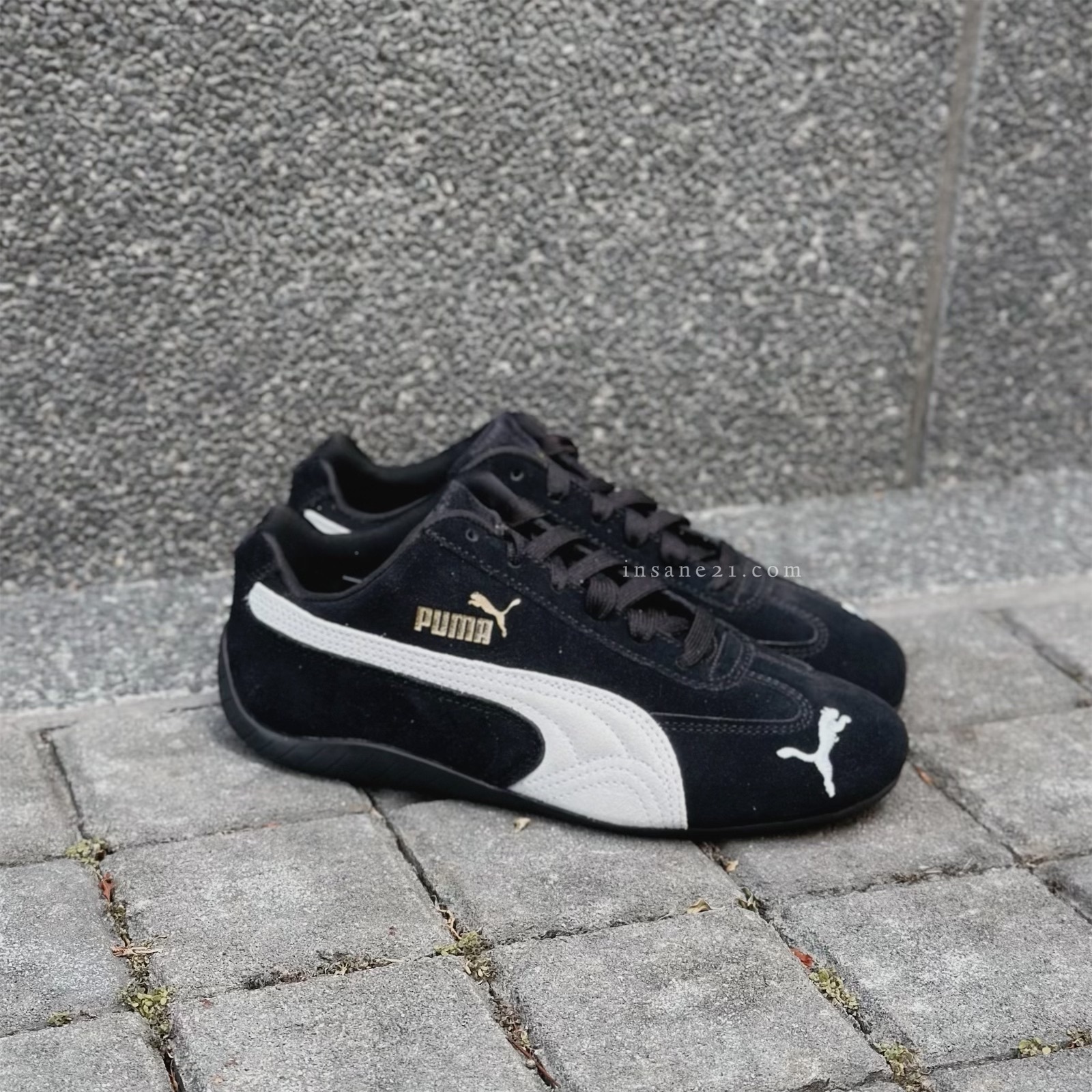 PUMA SPEEDCAT LS 經典黑 賽車鞋 Rosé朴彩英同款 黑色 個性 薄底鞋 398846-01