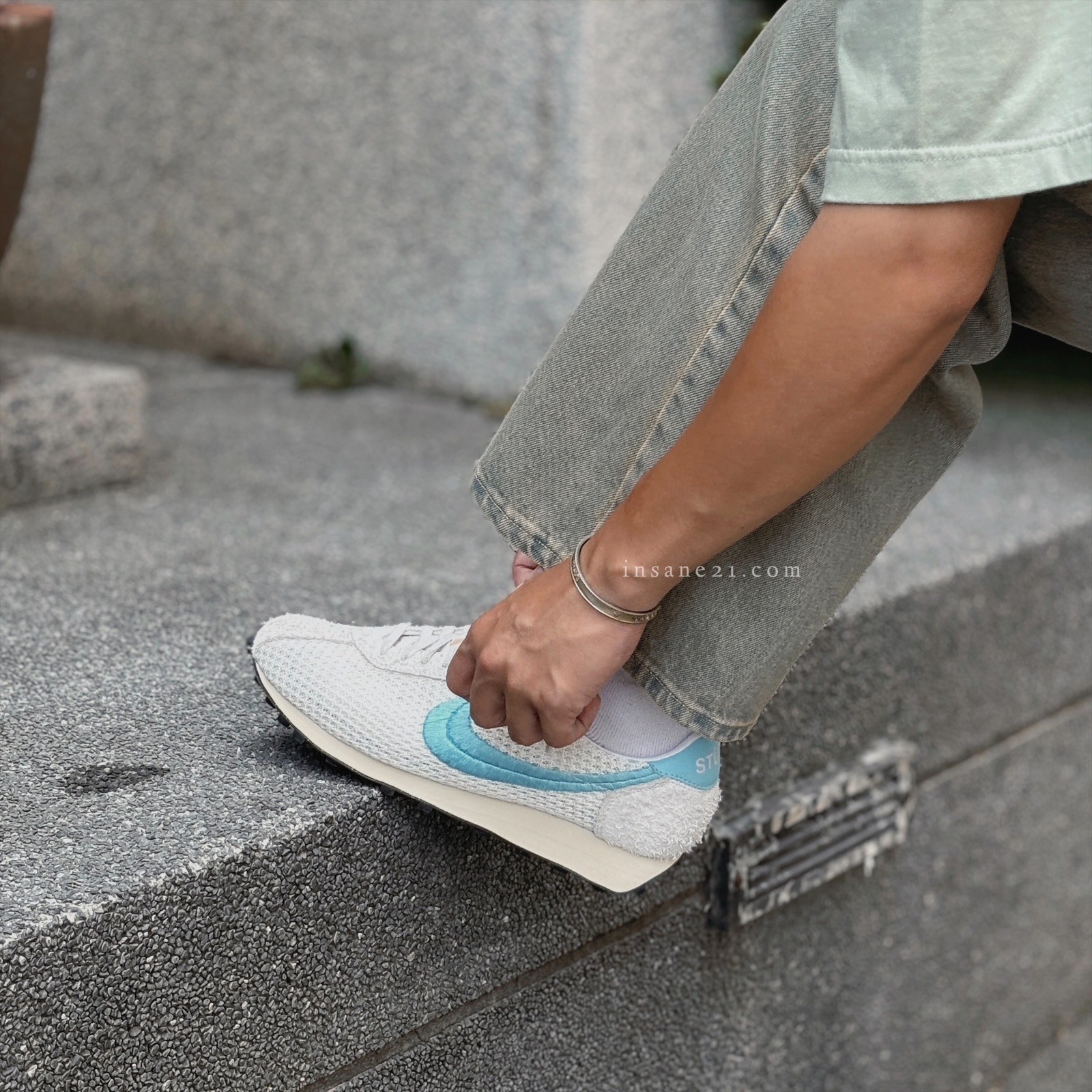 STUSSY x NIKE LD1000 SP "Phantom Aquarius lue" 聯名鞋款 FQ5369-001