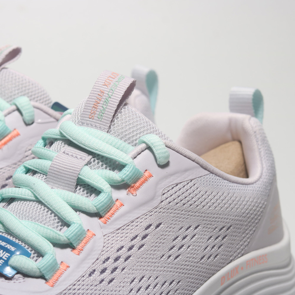SKECHERS 休閒鞋 D'LUX FITNESS 淡紫色 緩震 健走鞋 女 150230LVMT