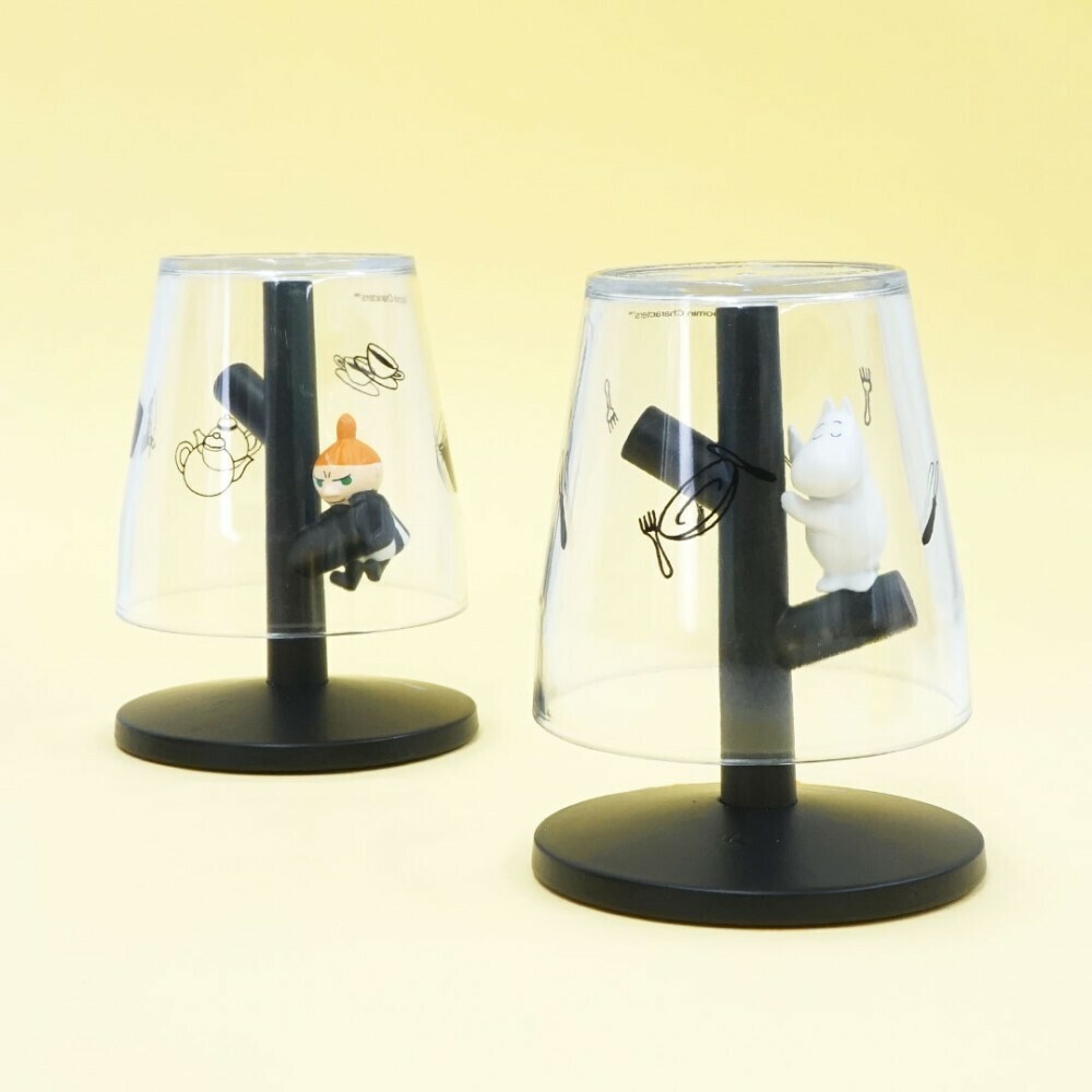 小不點 moomin 迷你水杯＋杯架組｜日本Hashy