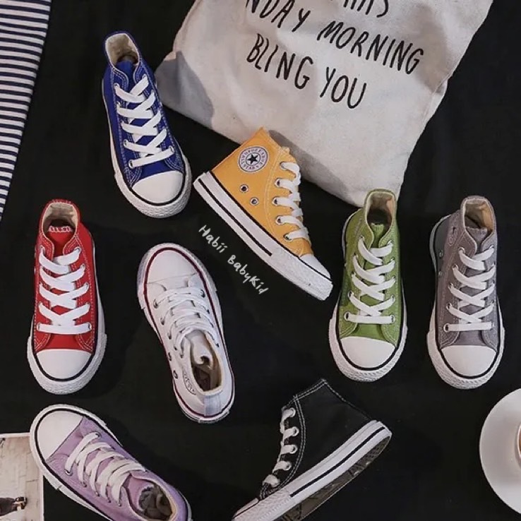 休閒翻玩親子帆布鞋 (20-25碼)