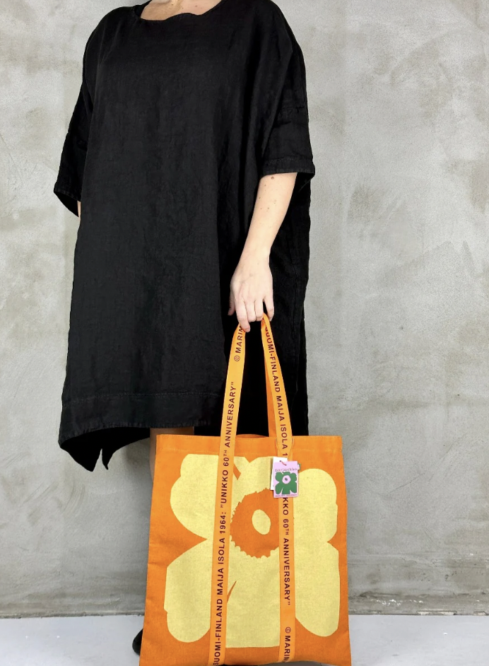 代購預訂 | Marimekko 60th Carrier Midi Unikko bag | orange