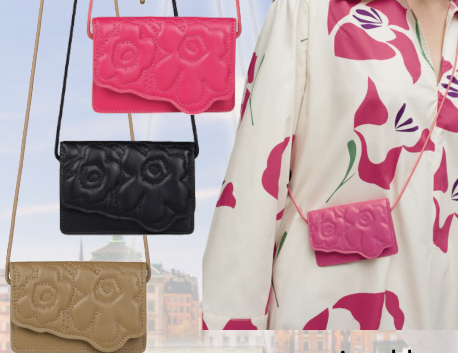 代購現貨 |Marimekko 真皮系列 | Belt Bag (三色選擇) 落單請注意顏色