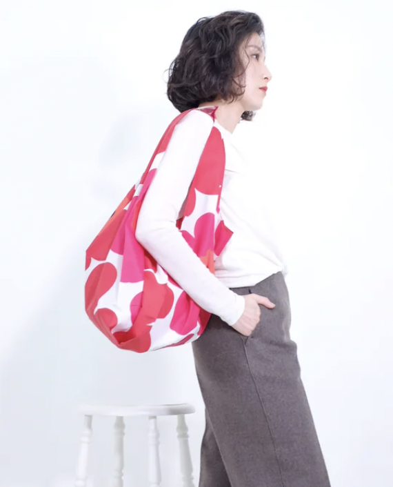 代購現貨 ｜Marimekko  Smartbag 環保袋 | red pieni unikko