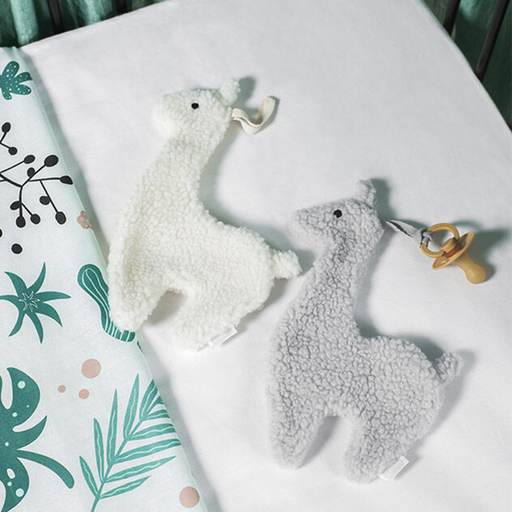 荷蘭Jollein 草泥馬奶嘴鍊-Grey