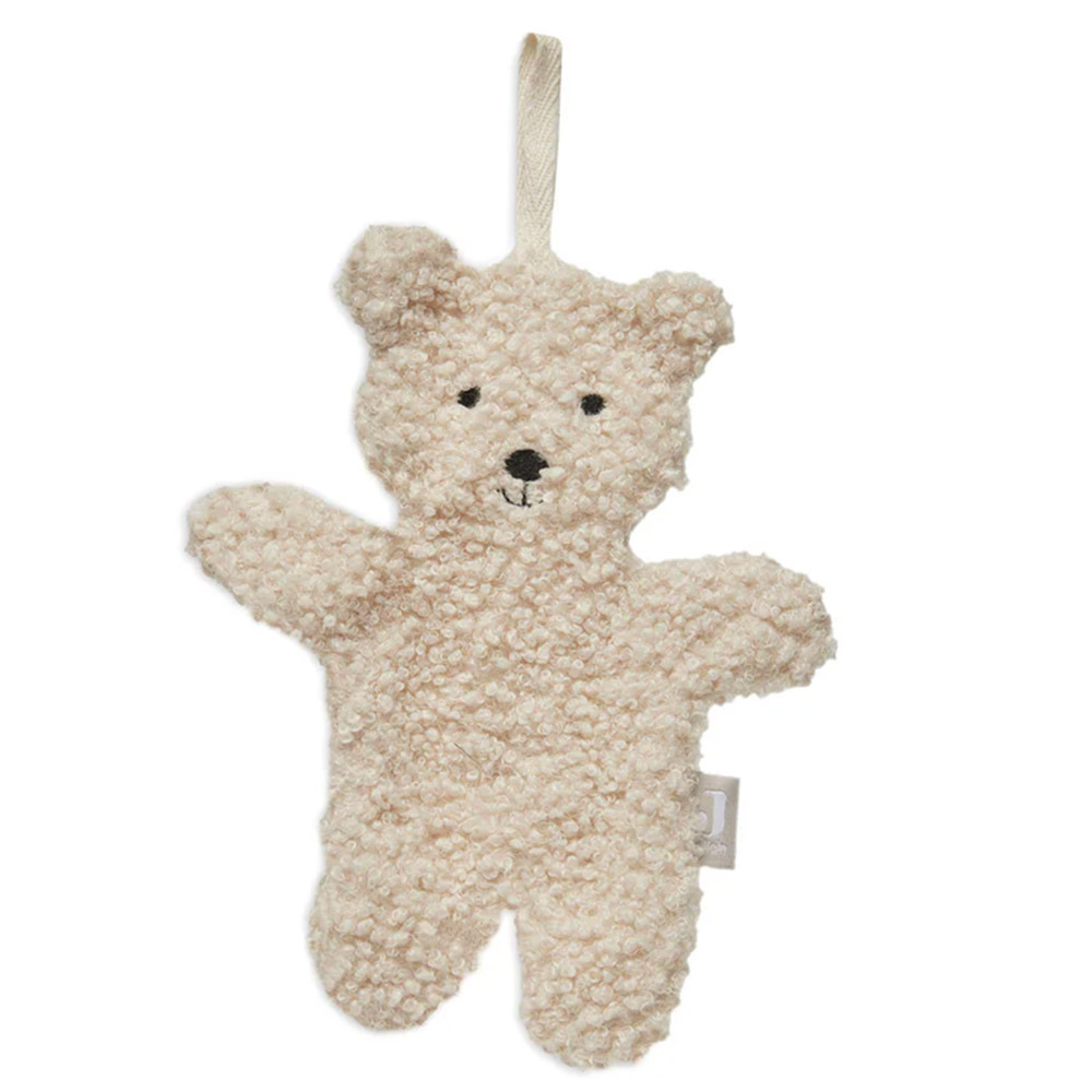 荷蘭Jollein 泰迪熊奶嘴鍊-Naturel