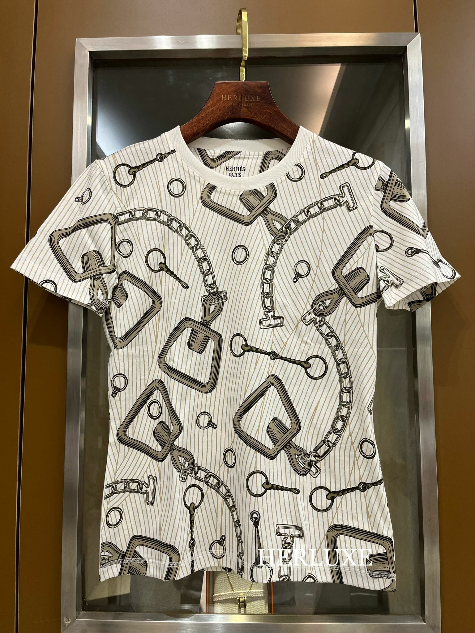 T-shirt micro effet kaleidosc A3 blanc nature size 36