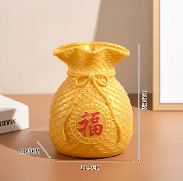 Popular decorative furnishings [money bag-plastic]