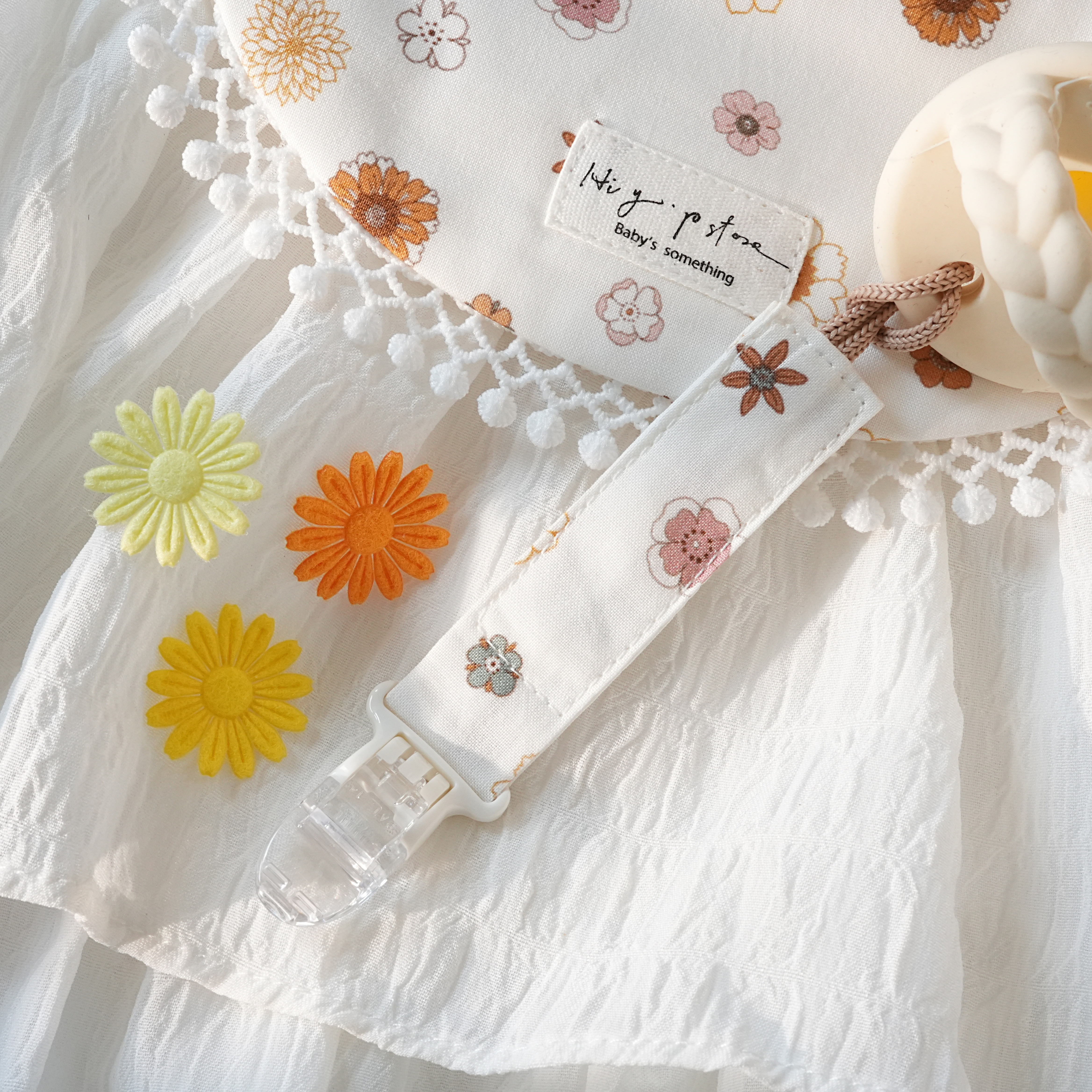 Hi Y.P store-短版鱷魚夾-小小太陽花