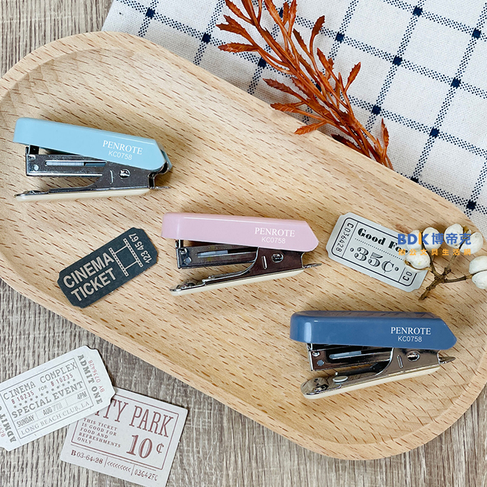 筆樂 Penrote 昭和色迷你釘書機 KC0758 系列