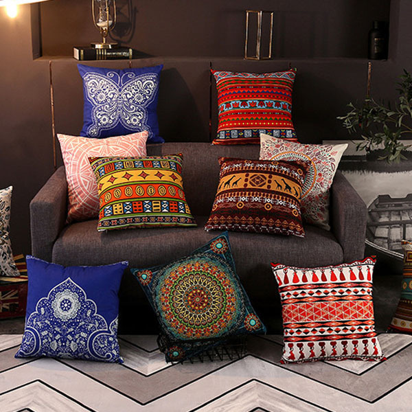 異域風情短毛絨抱枕套(售完不補)