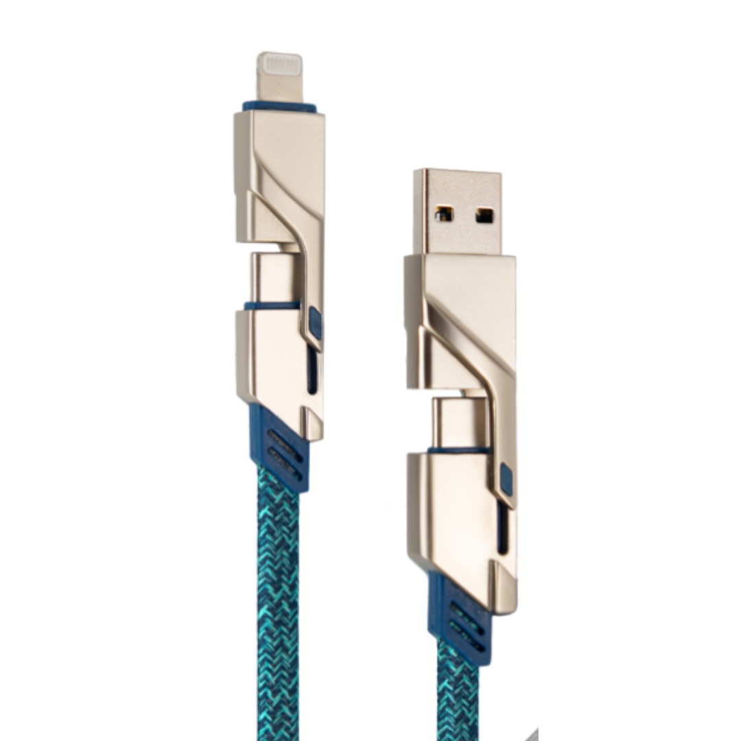 TEGIC ONIX  5.0 Pro 四合一數據線  (黑/橙色/限量版藍綠色)  60W 1.5米