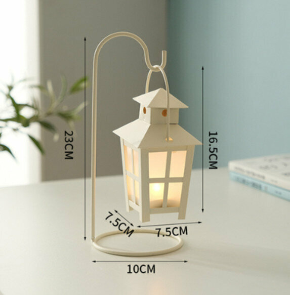 Popular decorative furnishings [white window candlestick]